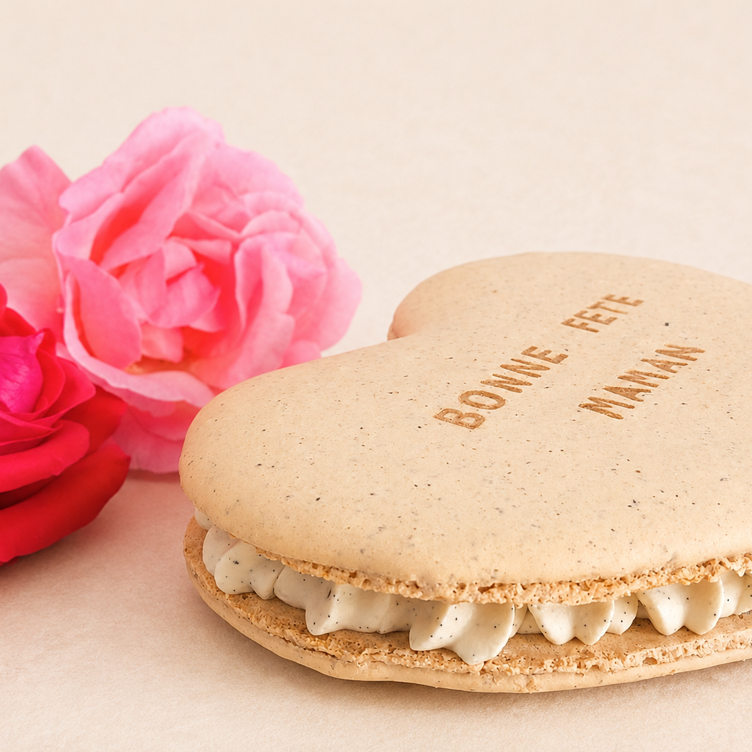 Macaron cœur -  Fête des mères