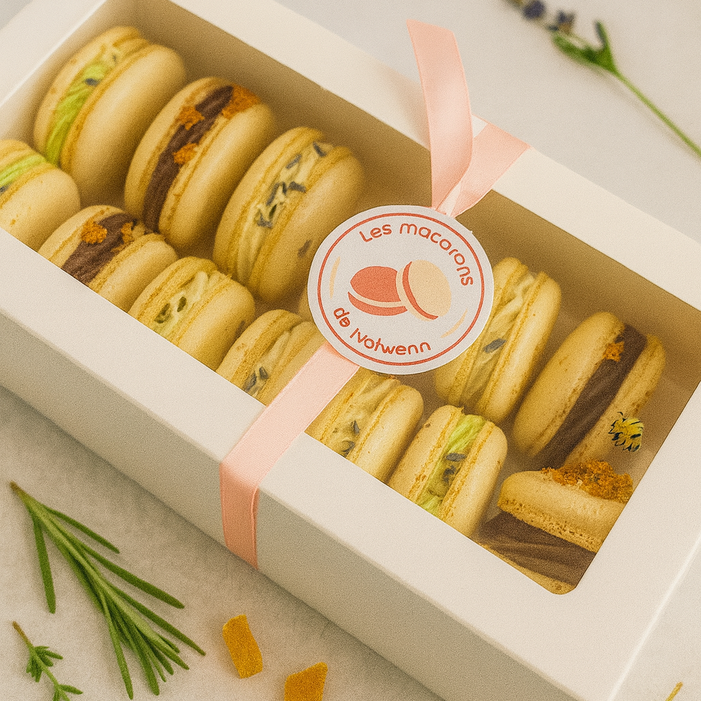 Coffret 12 macarons